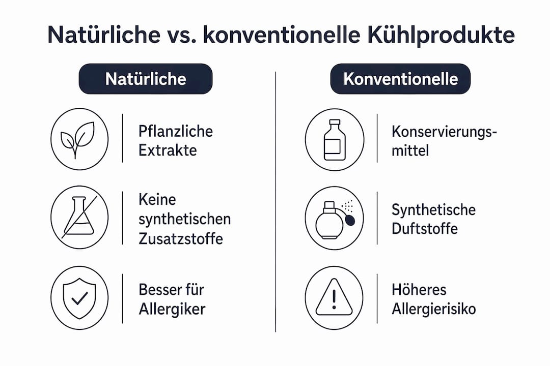 Infografik: Natürliche vs. herkömmliche Kältemittel im Vergleich