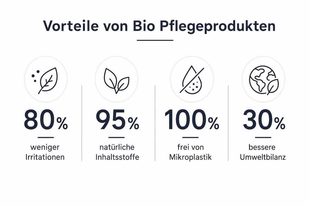 Zahlen und Fakten: Die wichtigsten Vorteile von Bio-Pflegeprodukten auf einen Blick