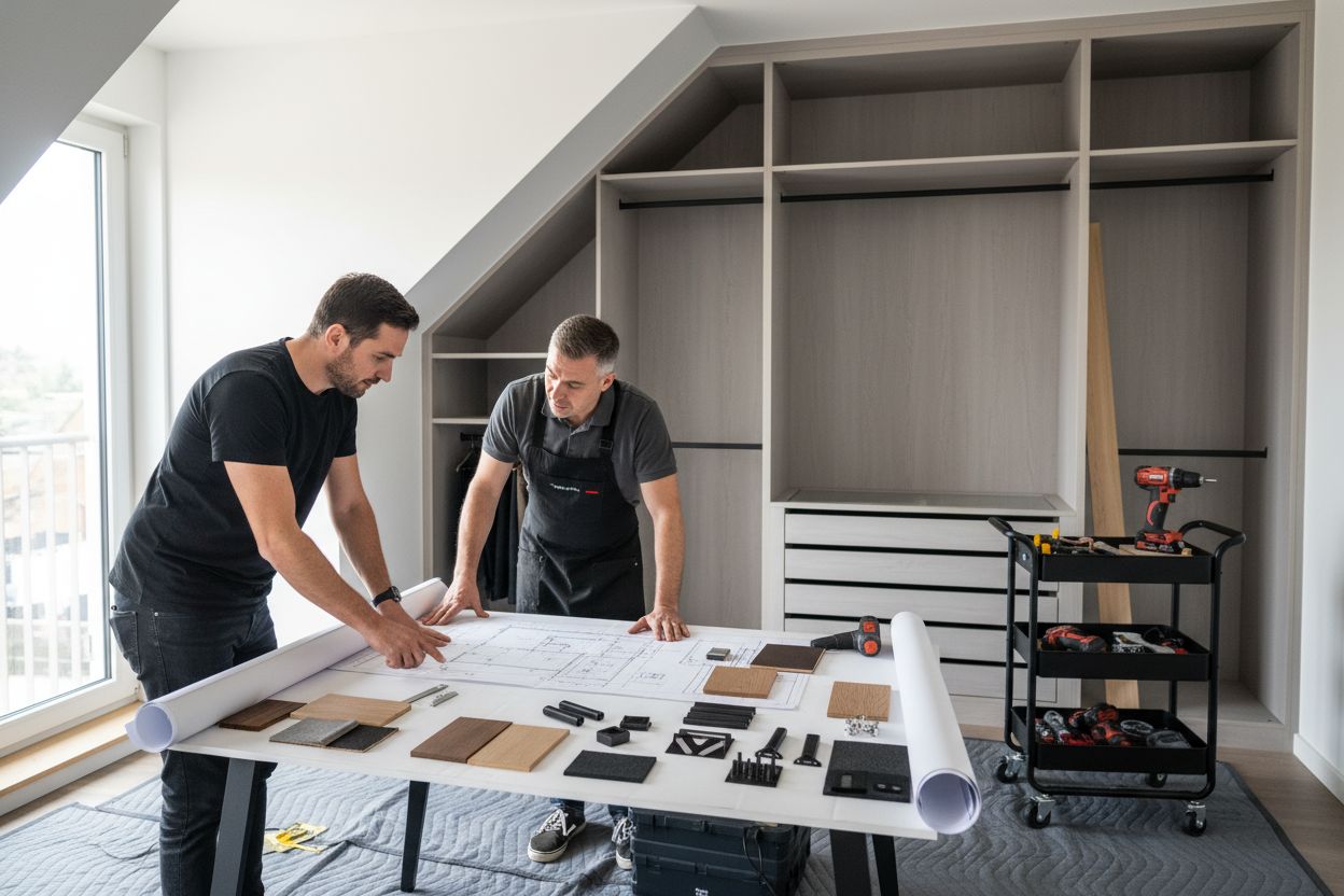 proces mebli na wymiar