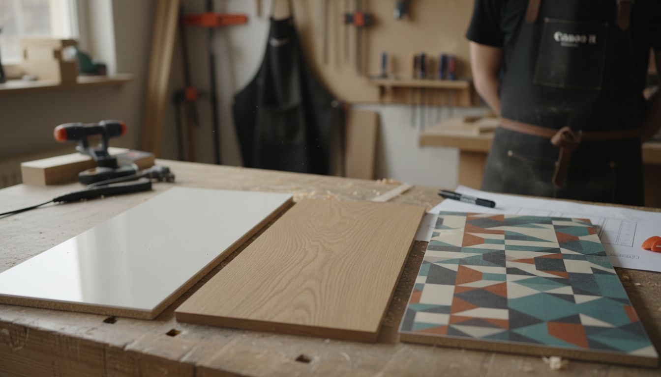 fronty kuchenne materiały