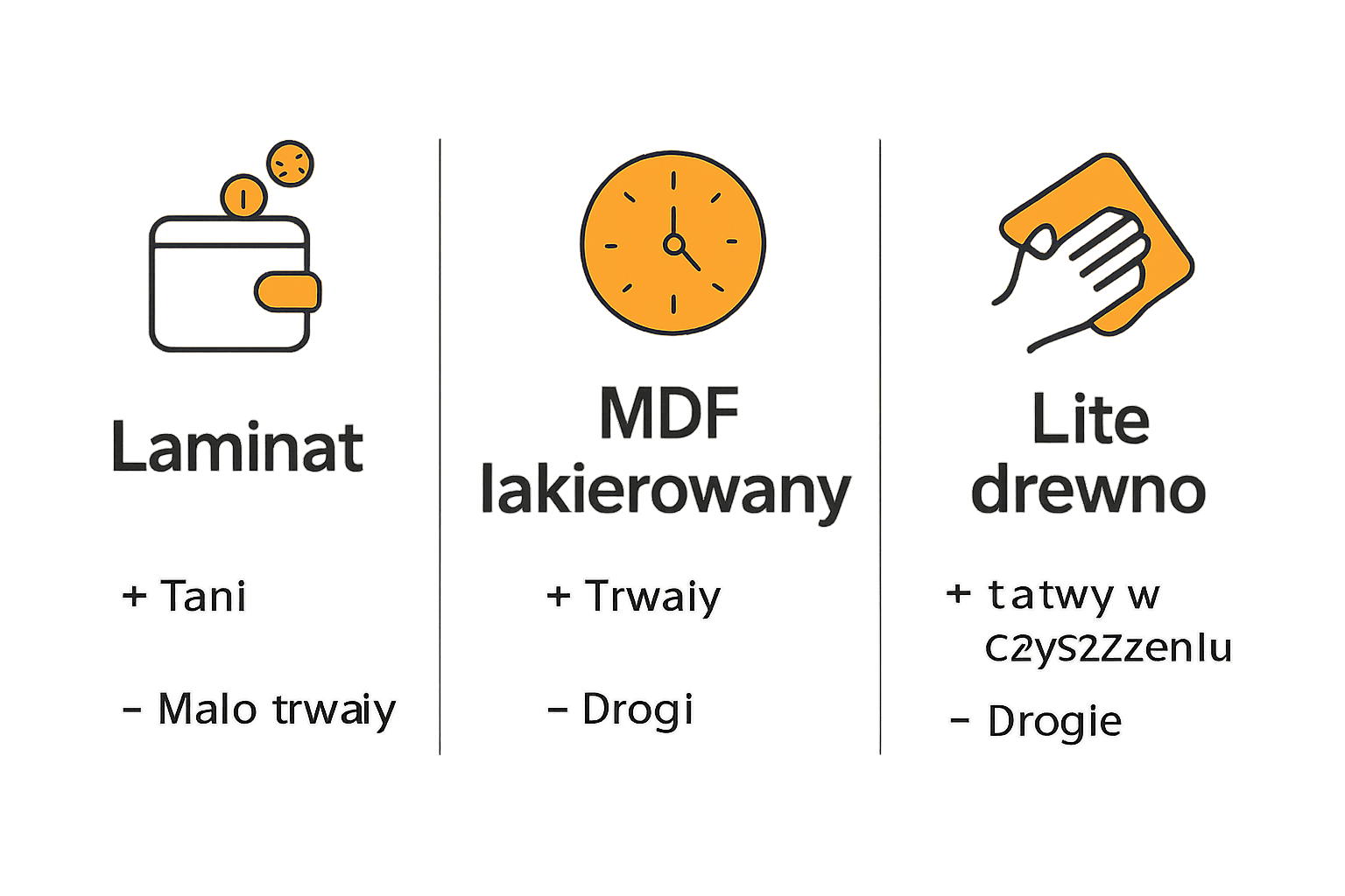 Porównanie trwałości i kosztów frontów kuchennych