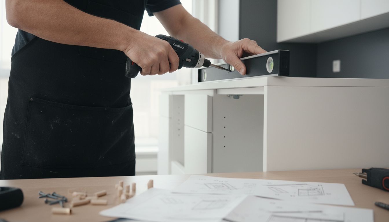 szczegóły montaż mebli