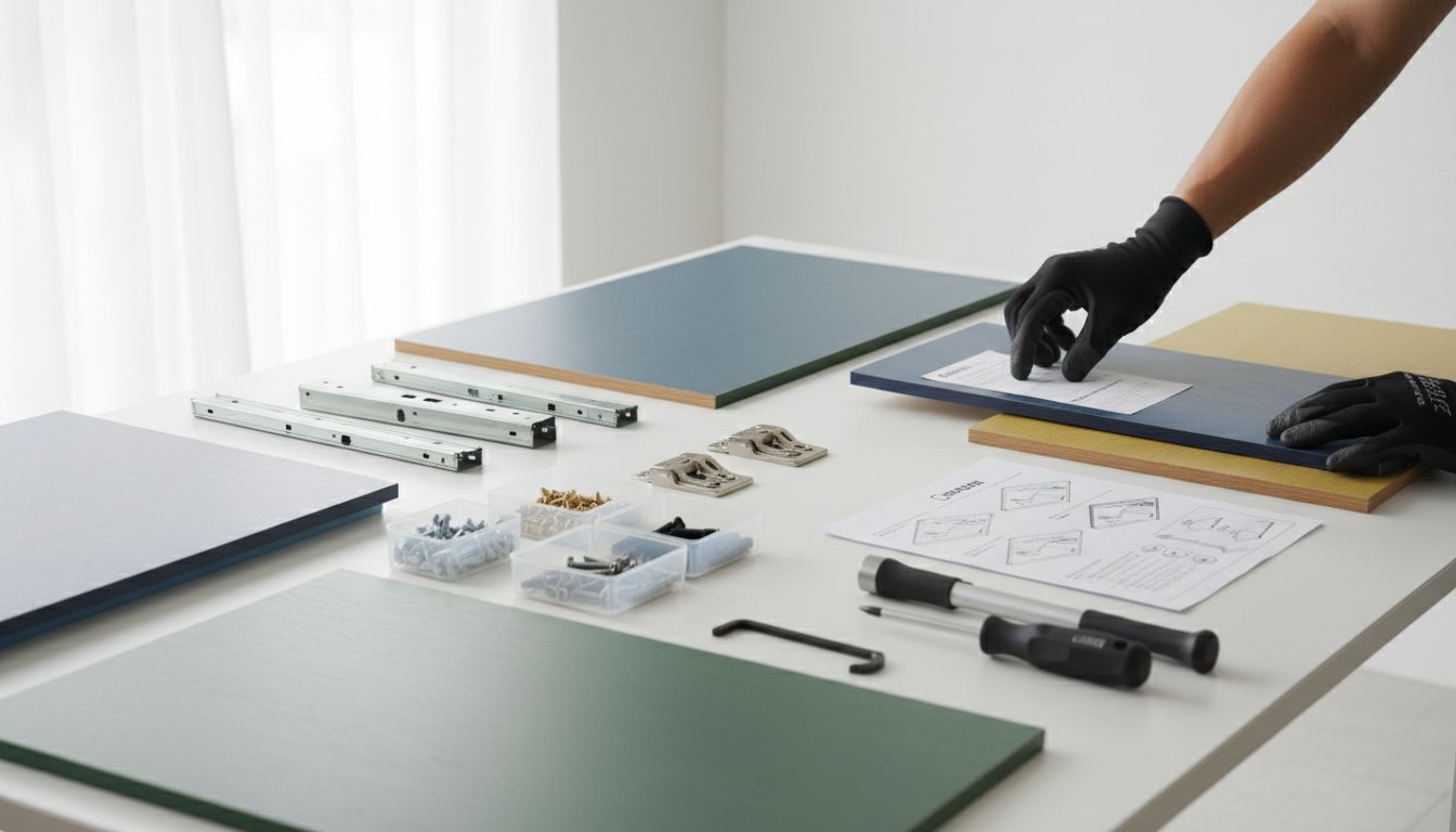 elementy montaż mebli