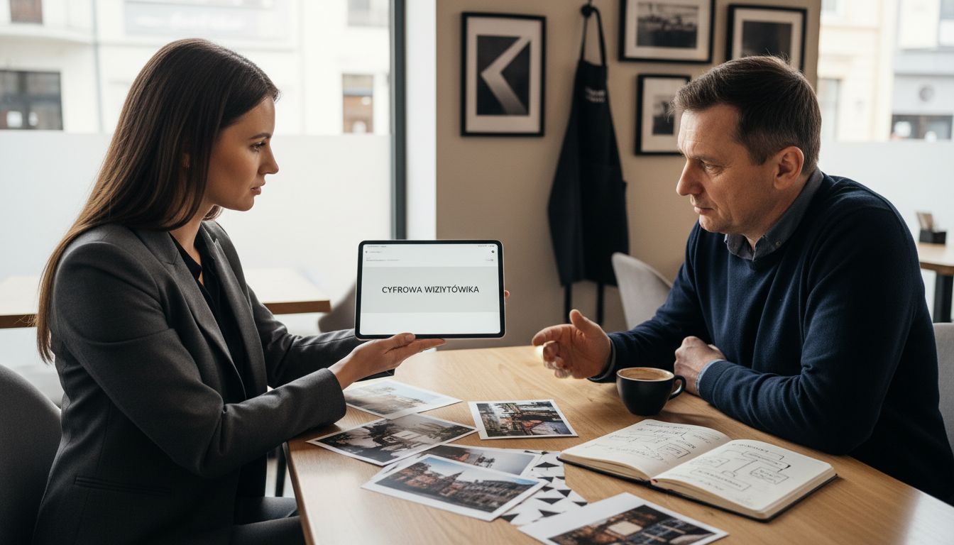 prezentacja wizytówki spotkanie