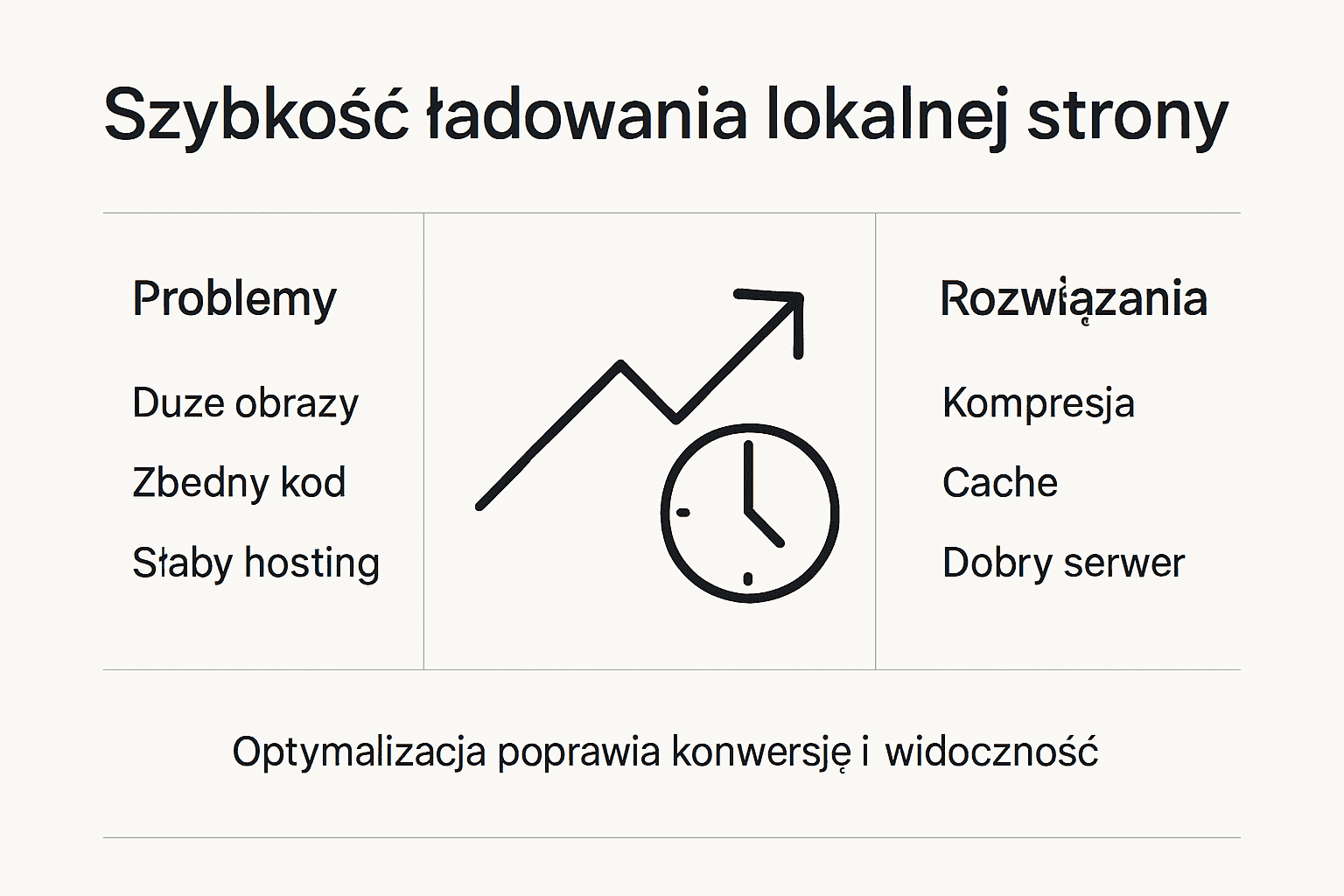 Infografika: jak przyspieszyć ładowanie strony internetowej Twojej firmy