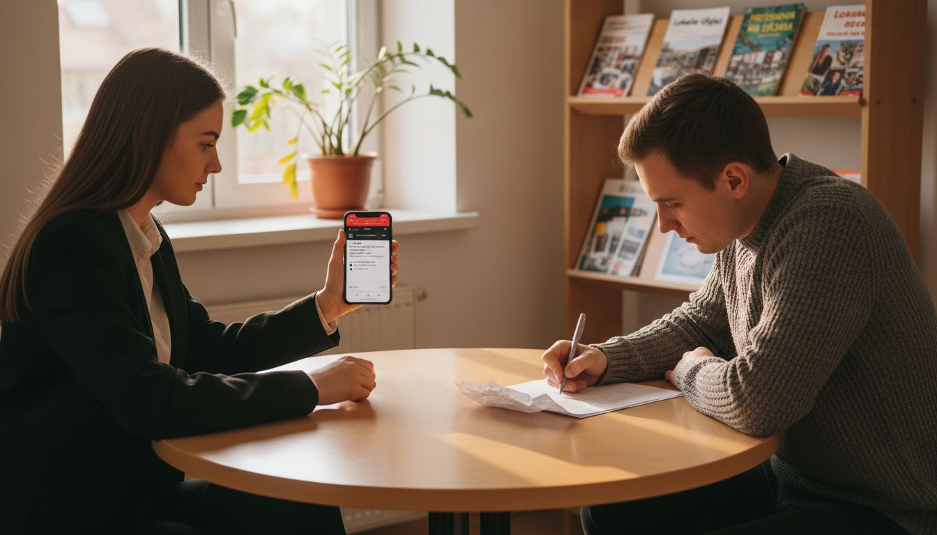 Dyskusja na temat opinii o lokalnej firmie