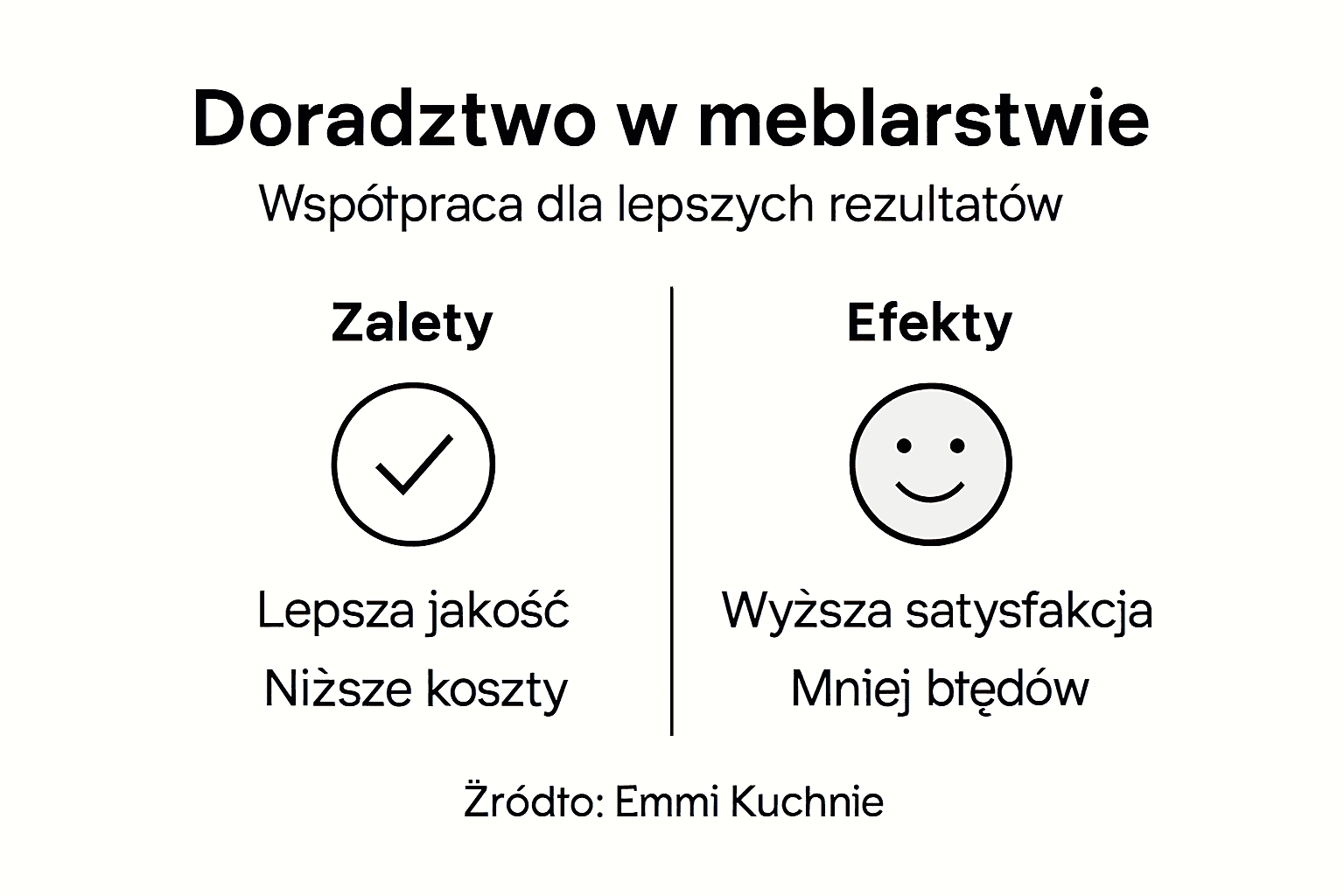Infografika: Dlaczego warto skorzystać z doradztwa meblowego? Korzyści i rezultaty profesjonalnej konsultacji
