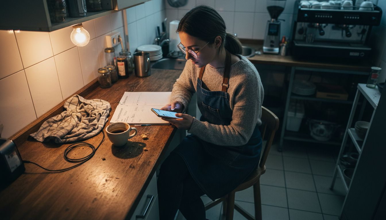 Kobieta odpowiada za prowadzenie firmowych profili w mediach społecznościowych.