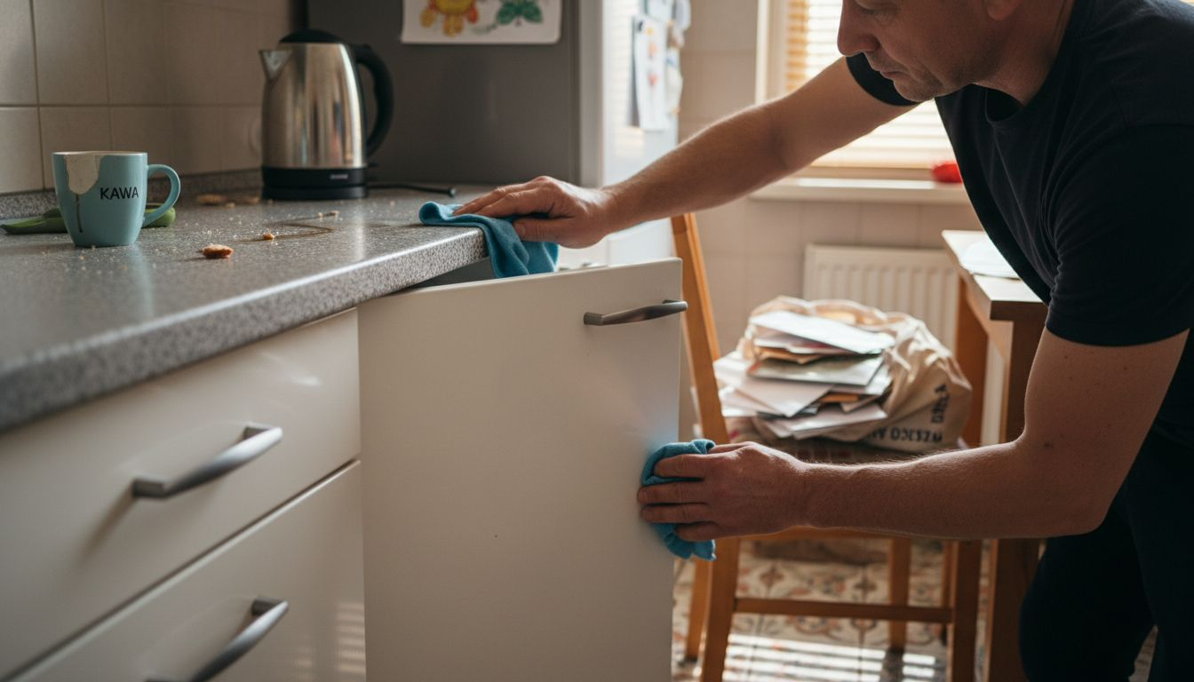 Jak skutecznie czyścić fronty szafek kuchennych z płyty MDF w domowej kuchni