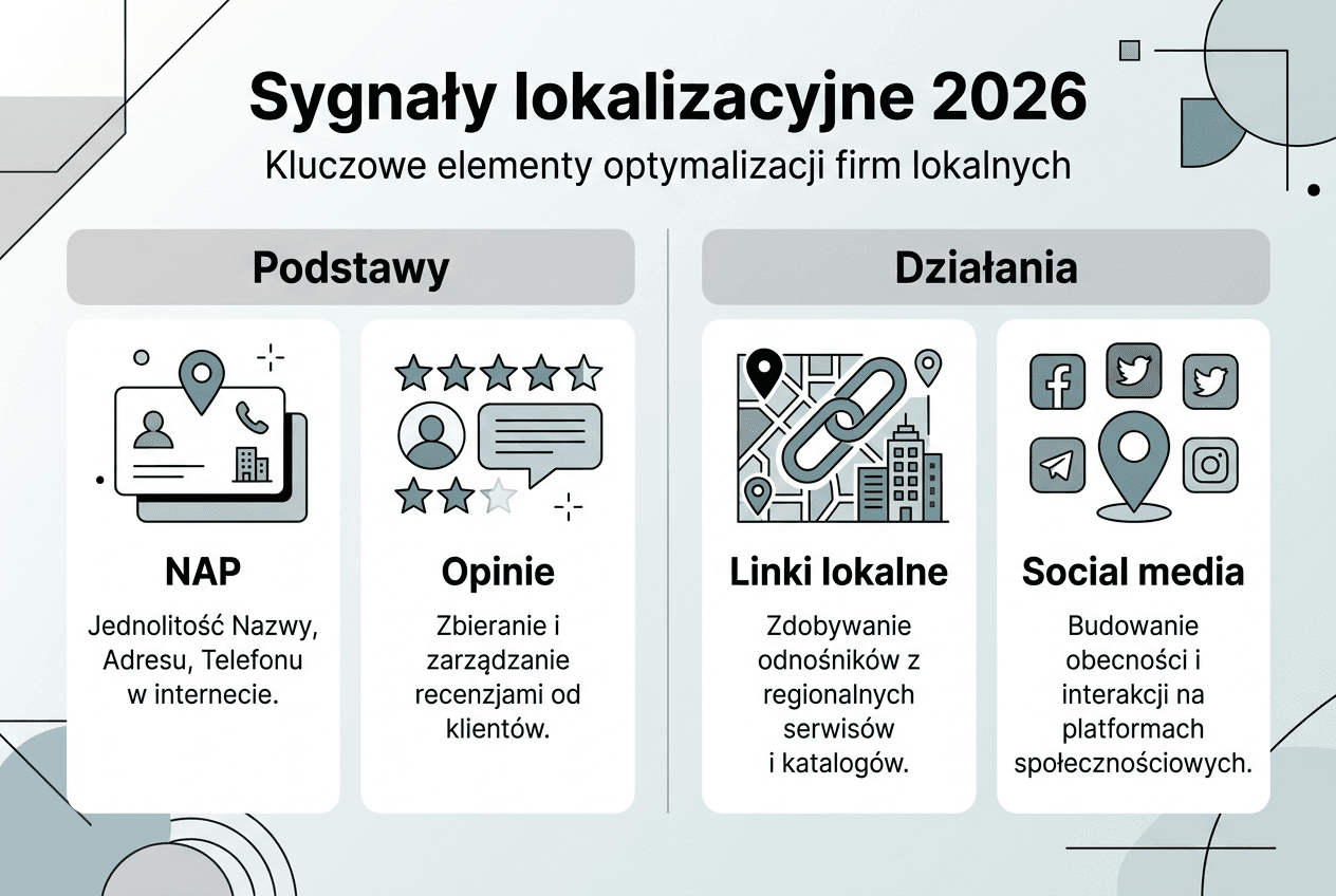 Infografika przedstawiająca najważniejsze czynniki wpływające na lokalizację