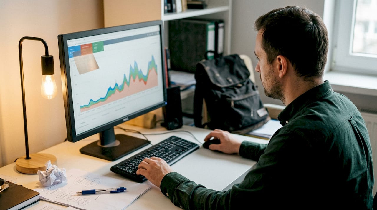 Analiza rosnącego ruchu organicznego na firmowym blogu