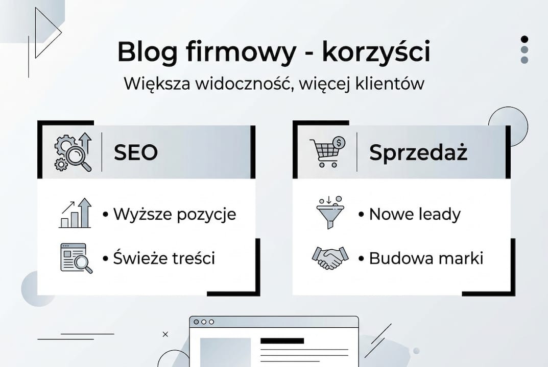 Infografika: najważniejsze zalety prowadzenia firmowego bloga