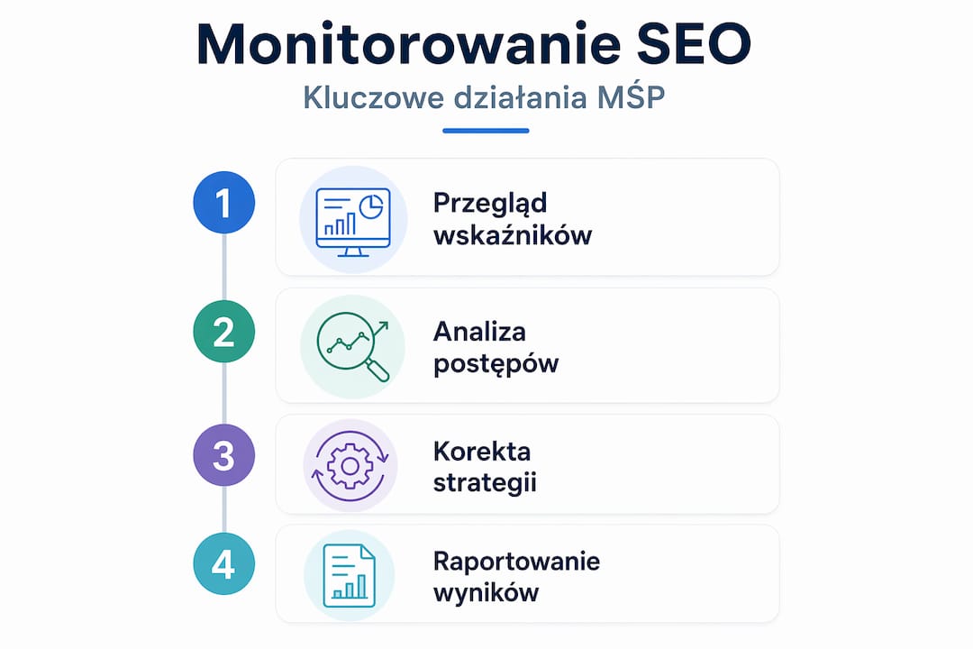 Infografika: jak skutecznie śledzić efekty działań SEO – krok po kroku