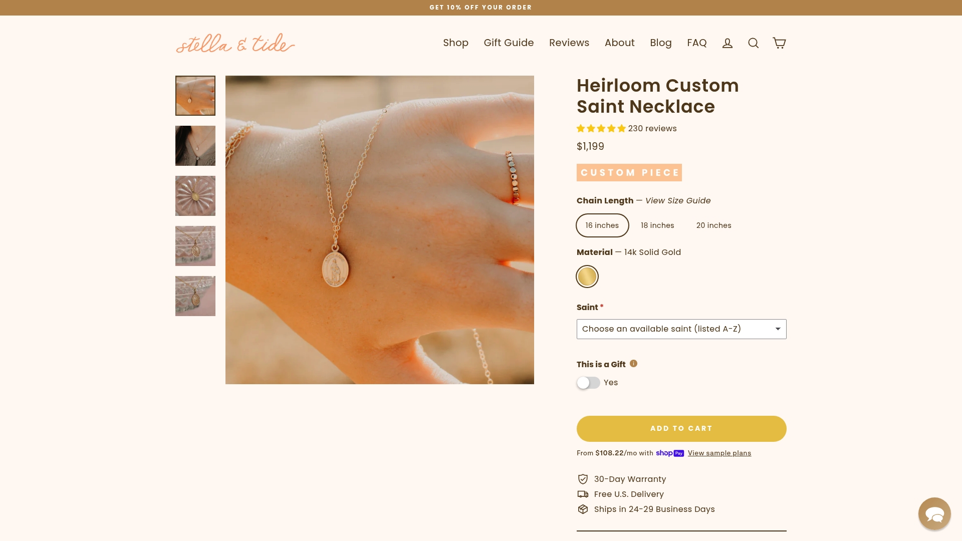 https://stellatide.com/products/heirloom-custom-saint-necklace