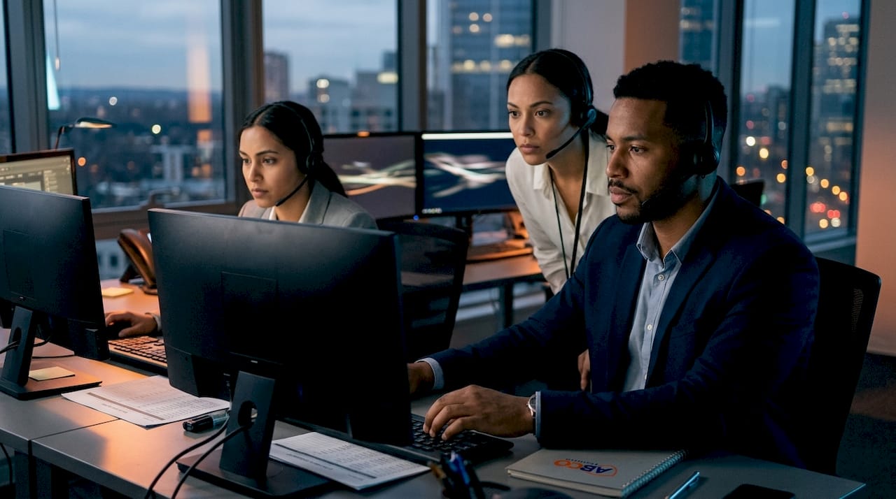 Commercial alarm monitoring services: a business guide 8 Operators monitoring alarms in control room