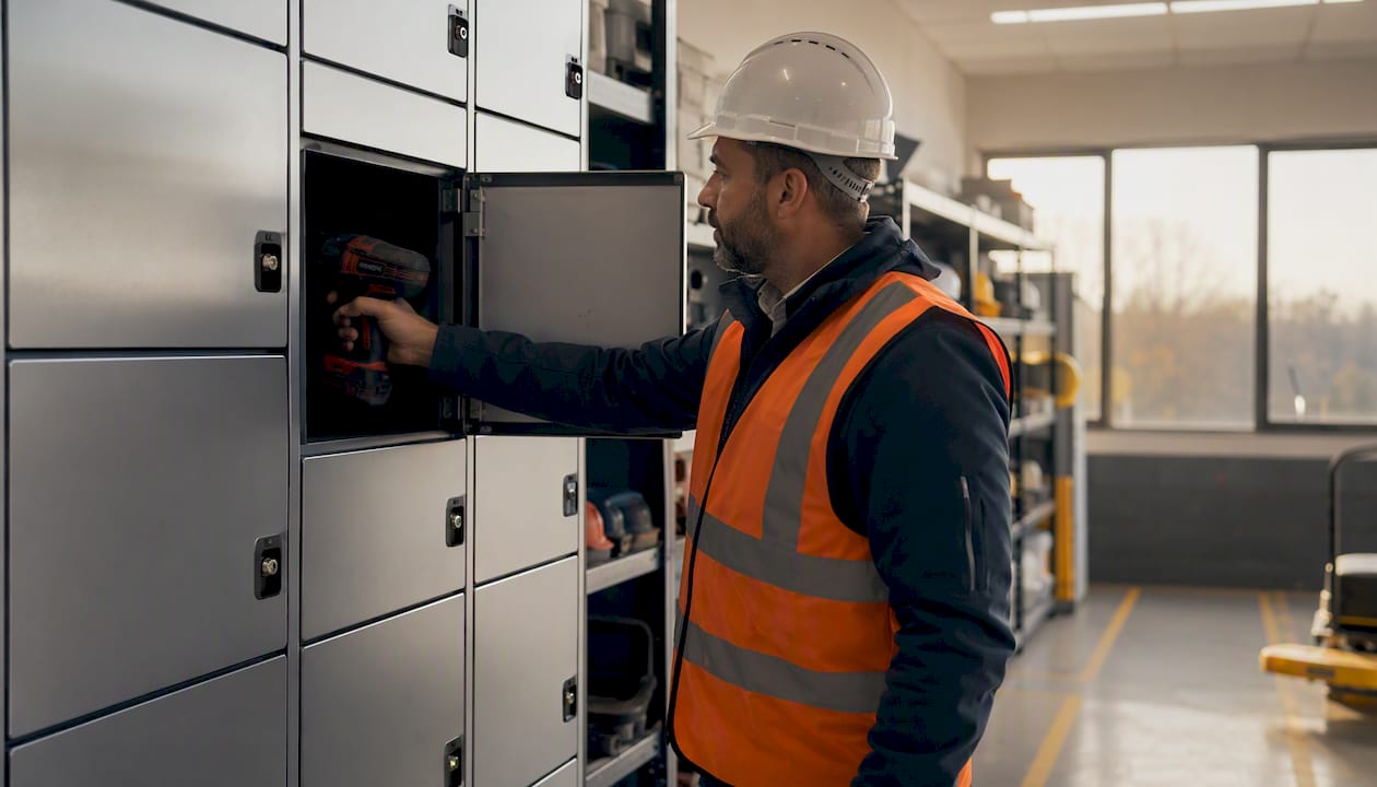 Access control policies for Australian facility managers 9 Contractor storing tool in secure smart locker