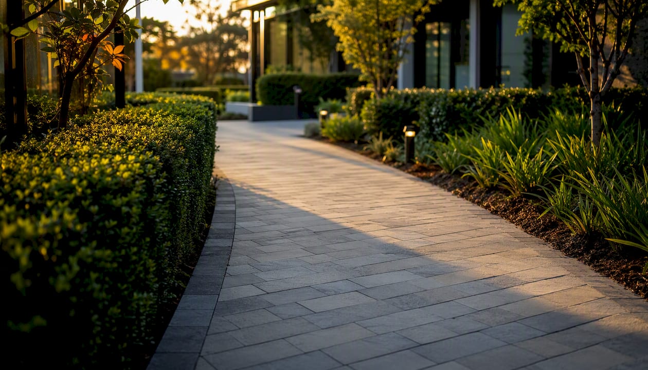 CPTED principles for designing safer public spaces 10 Landscaped pathway guiding pedestrian access