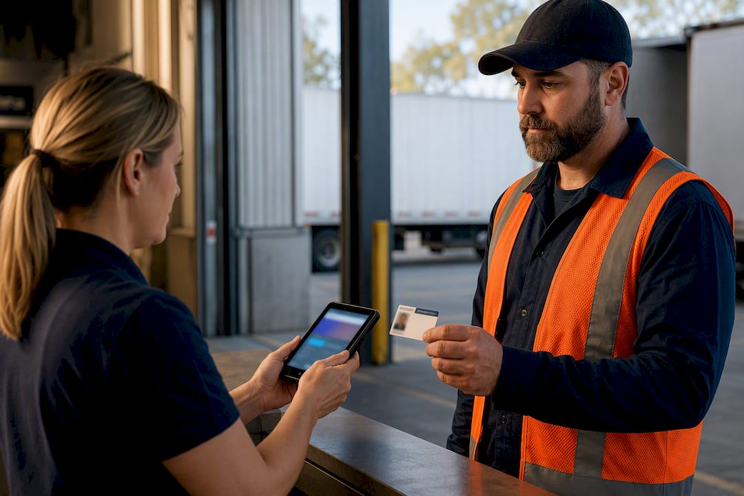 3 Reception Security Priorities for Facility Managers to Meet WHS 10 Facilities staff verifying contractor access