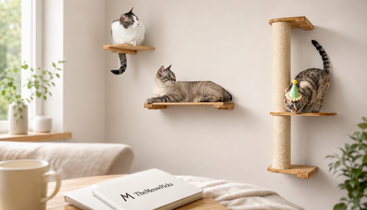 Cat Climbing Shelf