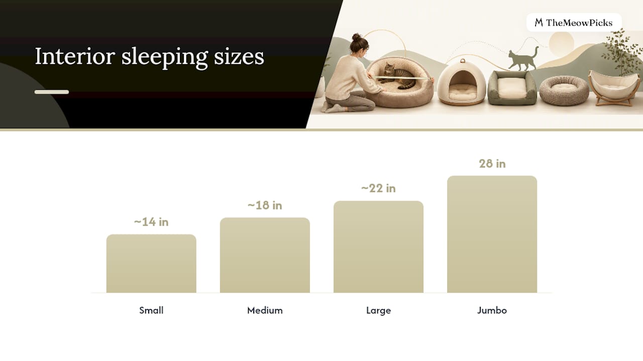 What Do Standard Cat Bed Sizes Actually Fit? — overview diagram