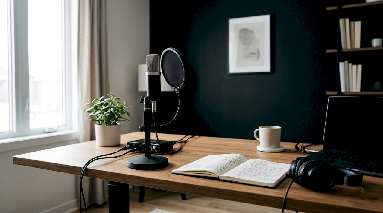DIY recording microphone and setup