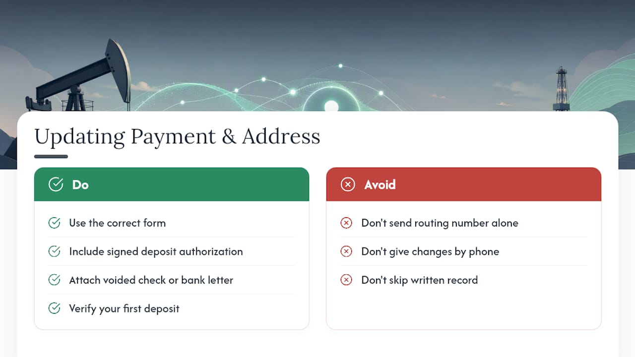 How to Update Payment Preferences or Bank Details — overview diagram