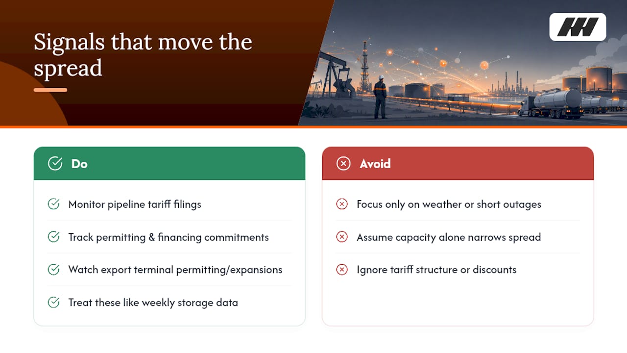 Pipeline Approvals and Tariff Rules That Move the Spread — overview diagram