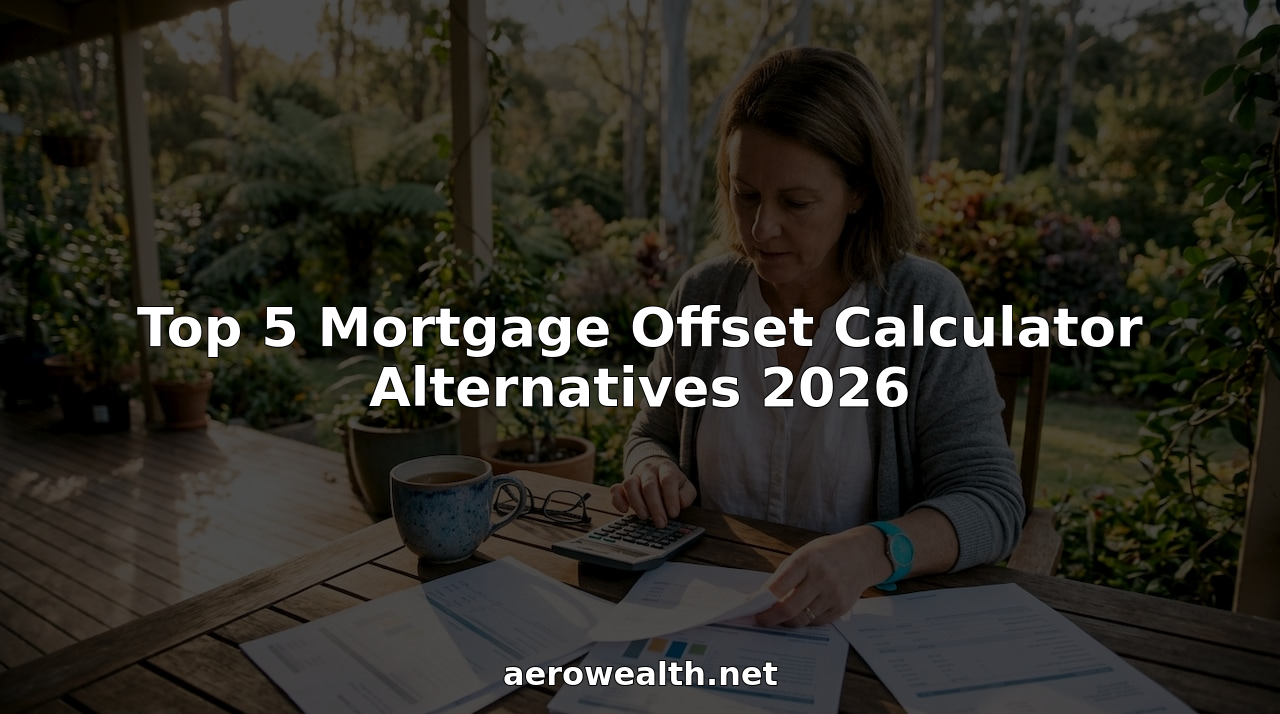 Woman calculating mortgage alternatives at kitchen table