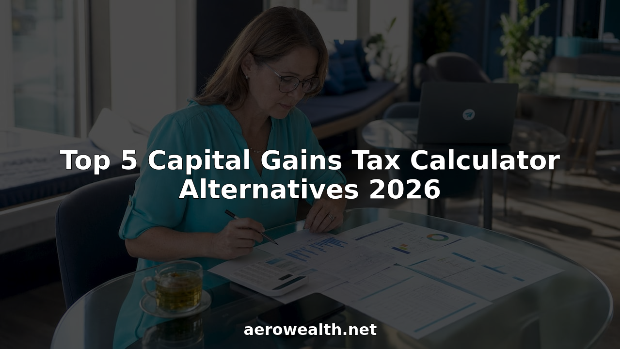 Financial advisor reviewing capital gains tax documents