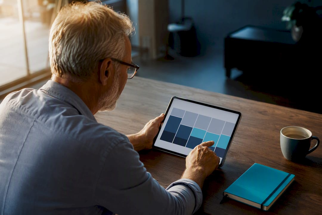 Investor modelling retirement portfolio allocations