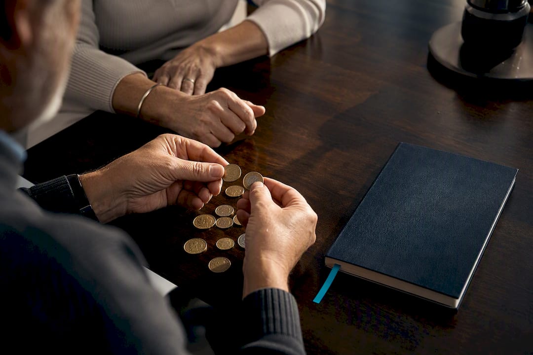 Australian coins arranged for retirement income planning