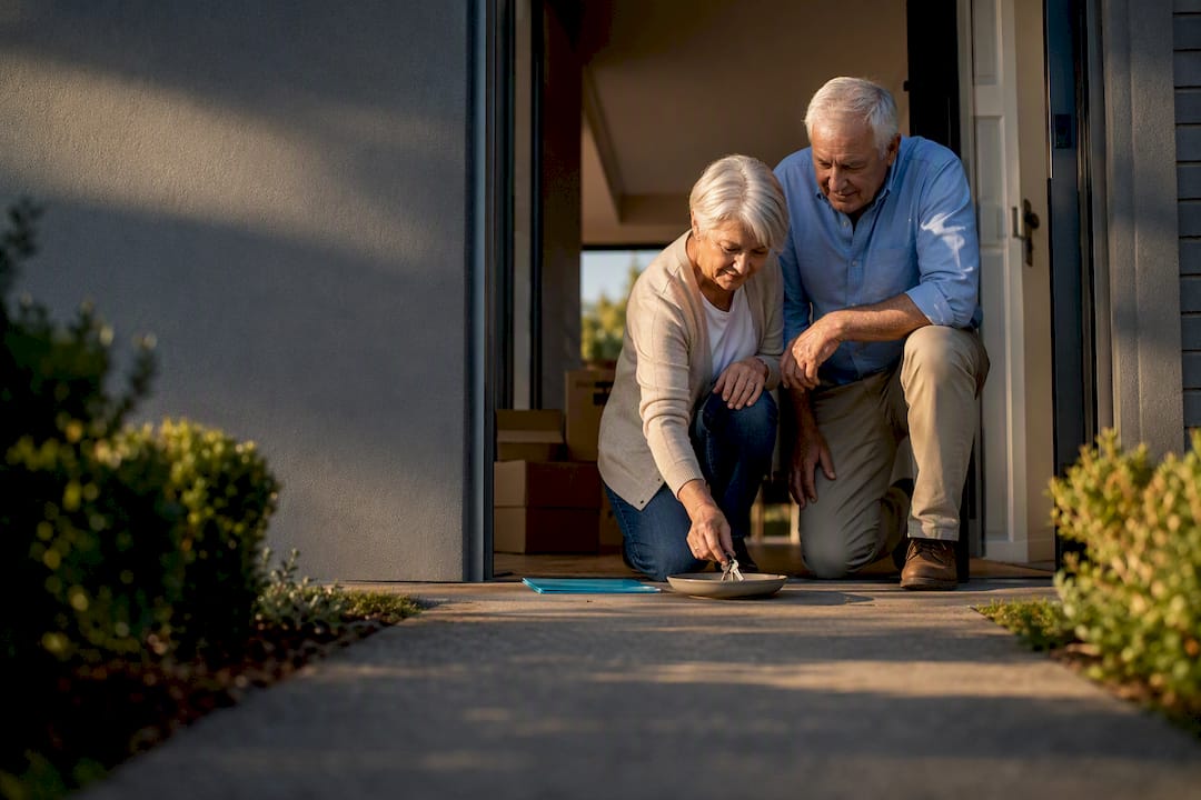 Couple preparing to downsize from Australian home