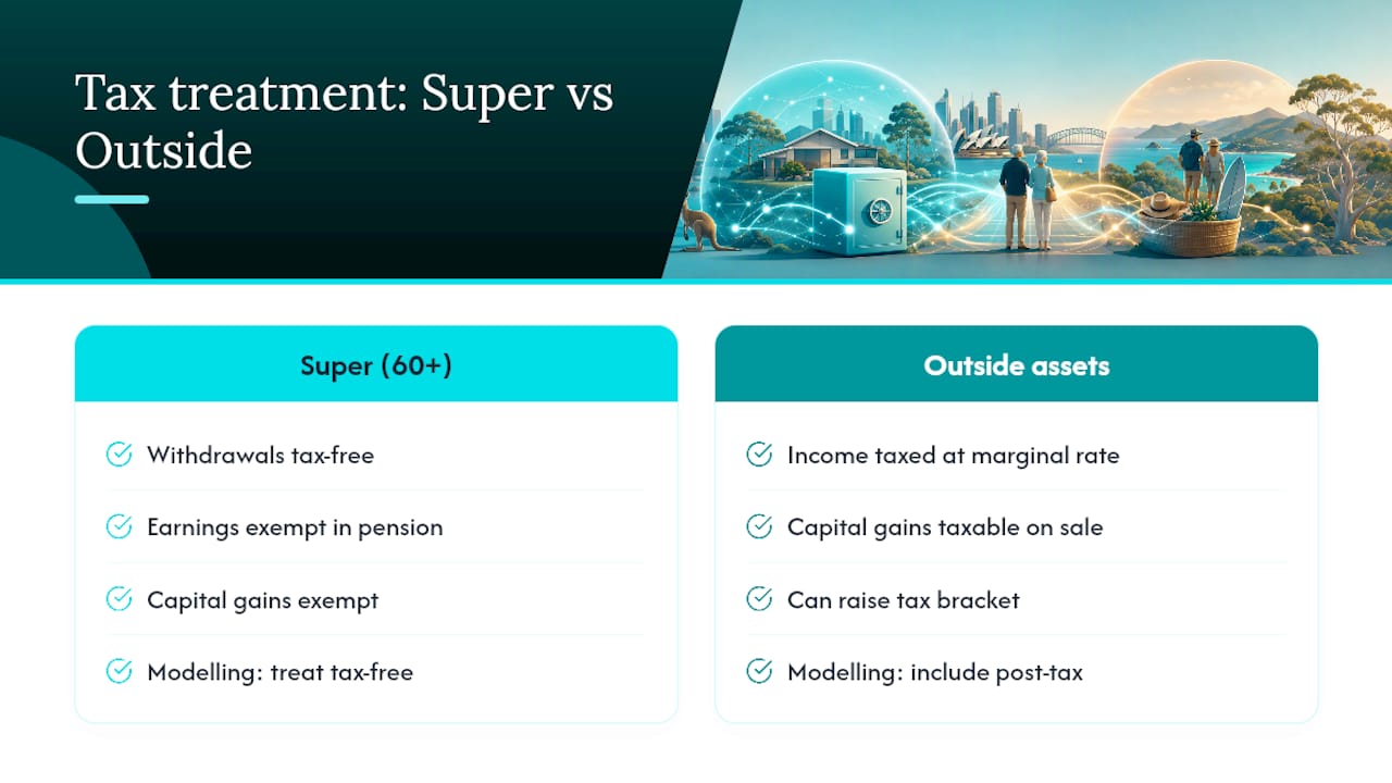 How Super Withdrawals Are Actually Taxed — overview diagram