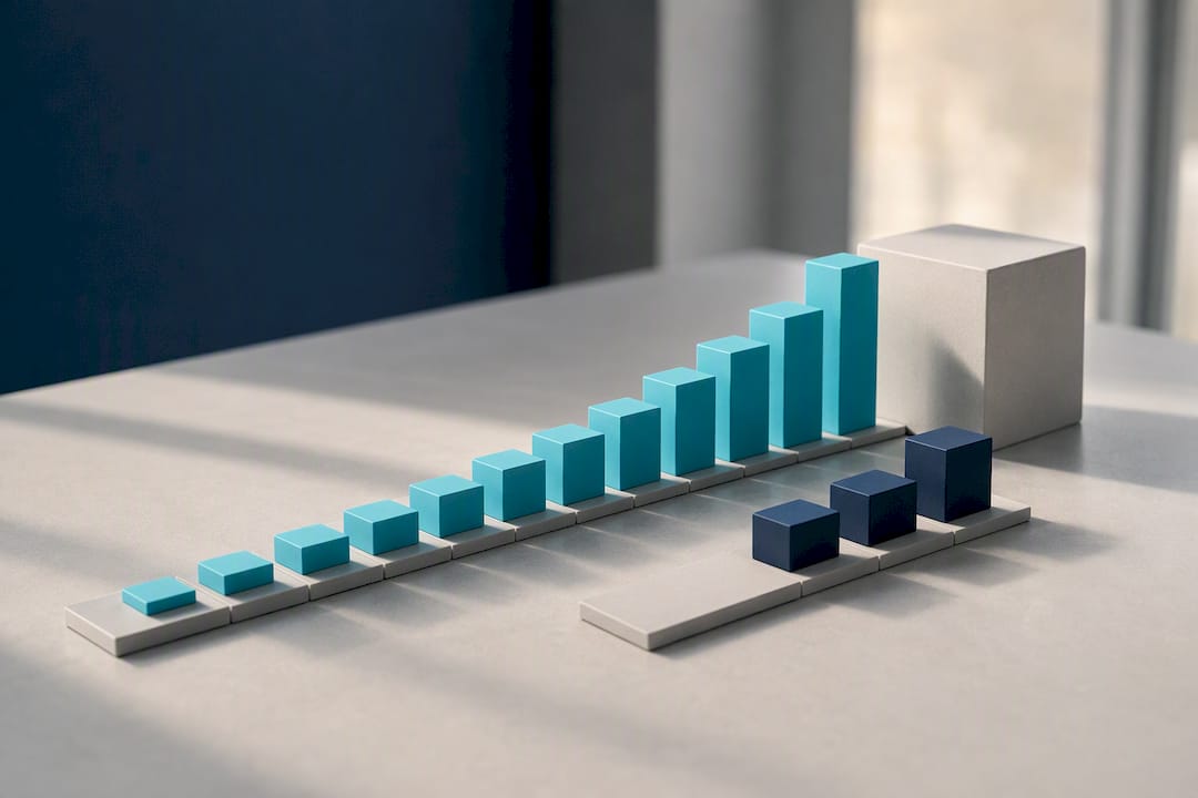 Illustration comparing early and late contributions