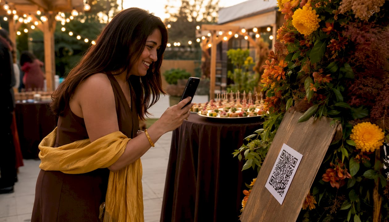 QR code for party pictures: guide for event hosts