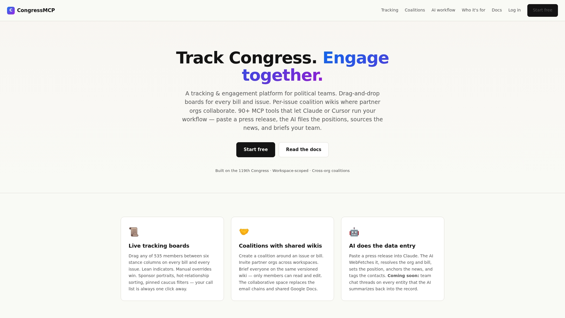 https://congressmcp.com