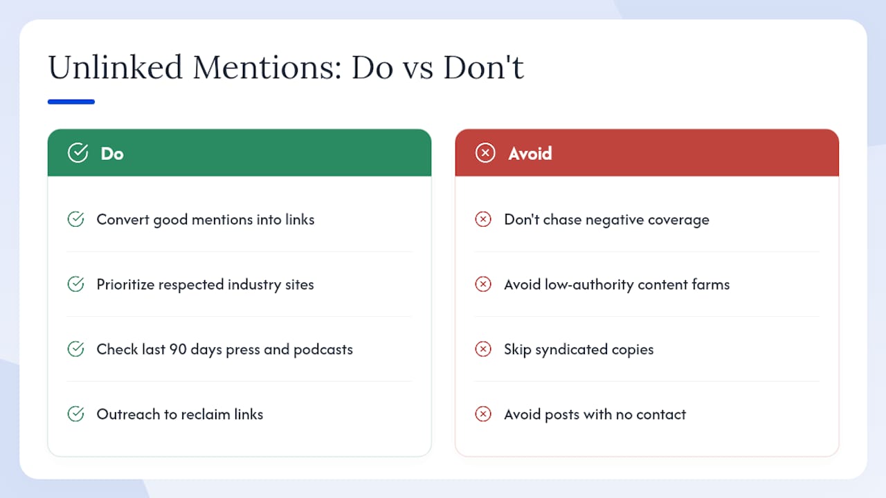 What Are Unlinked Brand Mentions and Why Do They Matter? — overview diagram