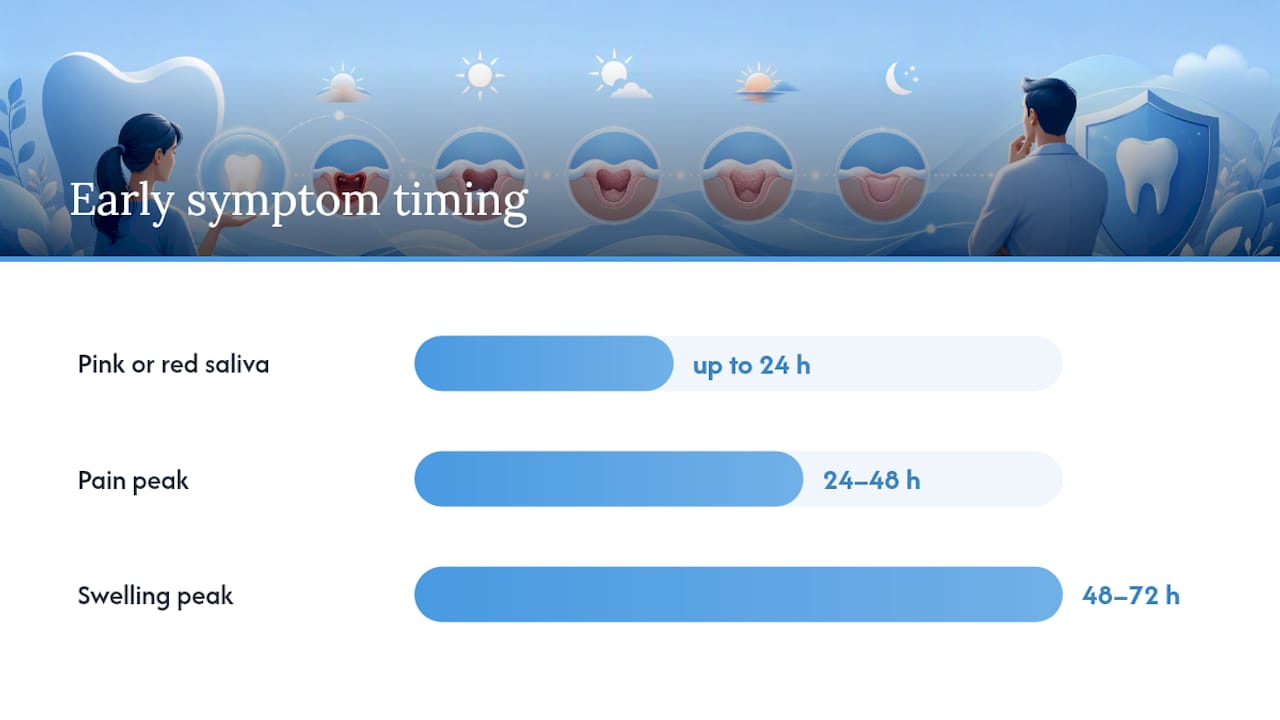 What to Expect in the First 24 to 72 Hours — overview diagram