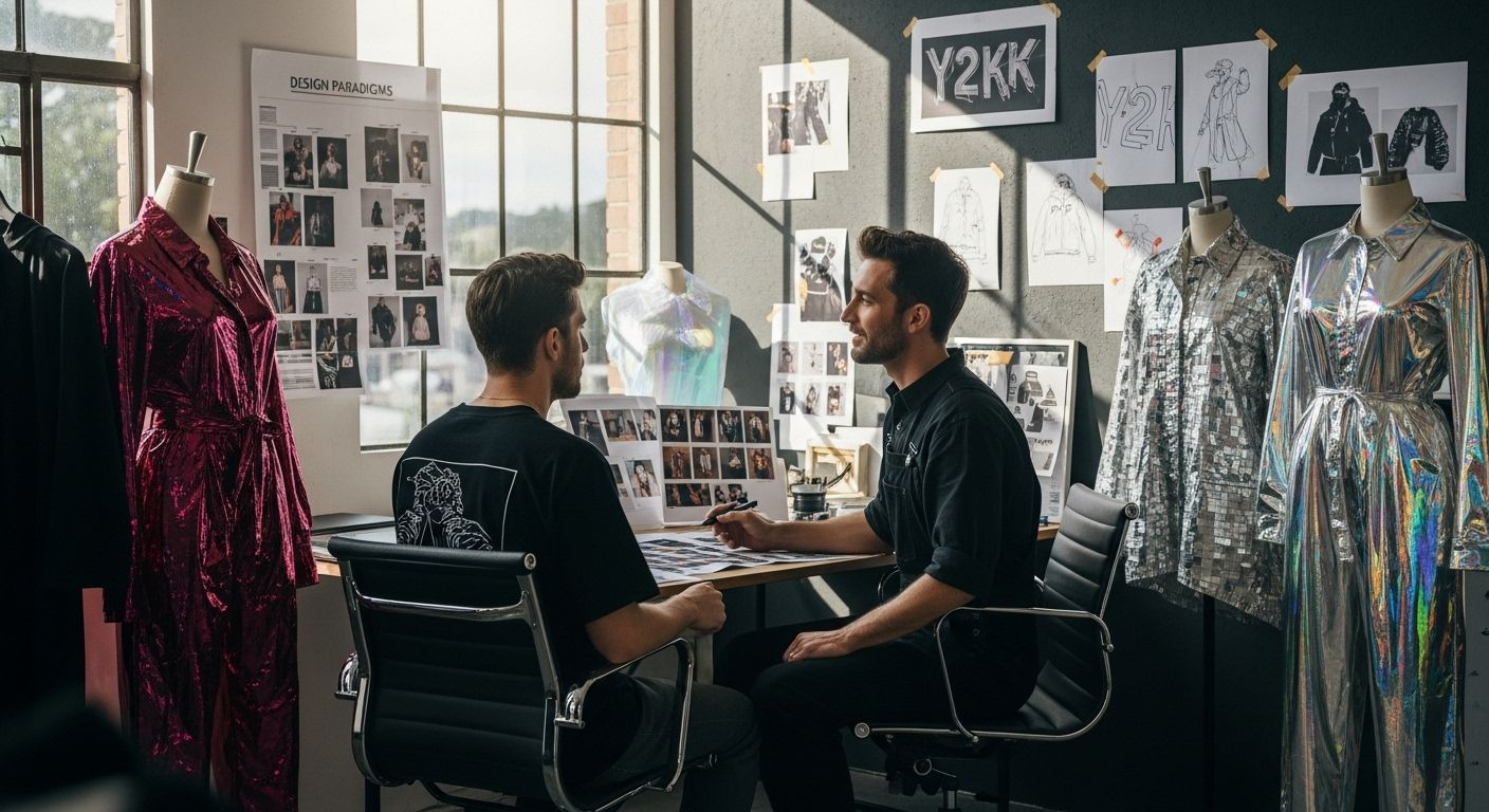 Y2K fashion design studio