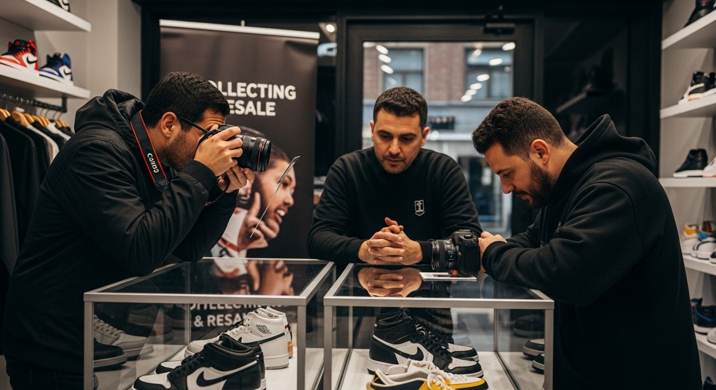 sneaker resale boutique interaction