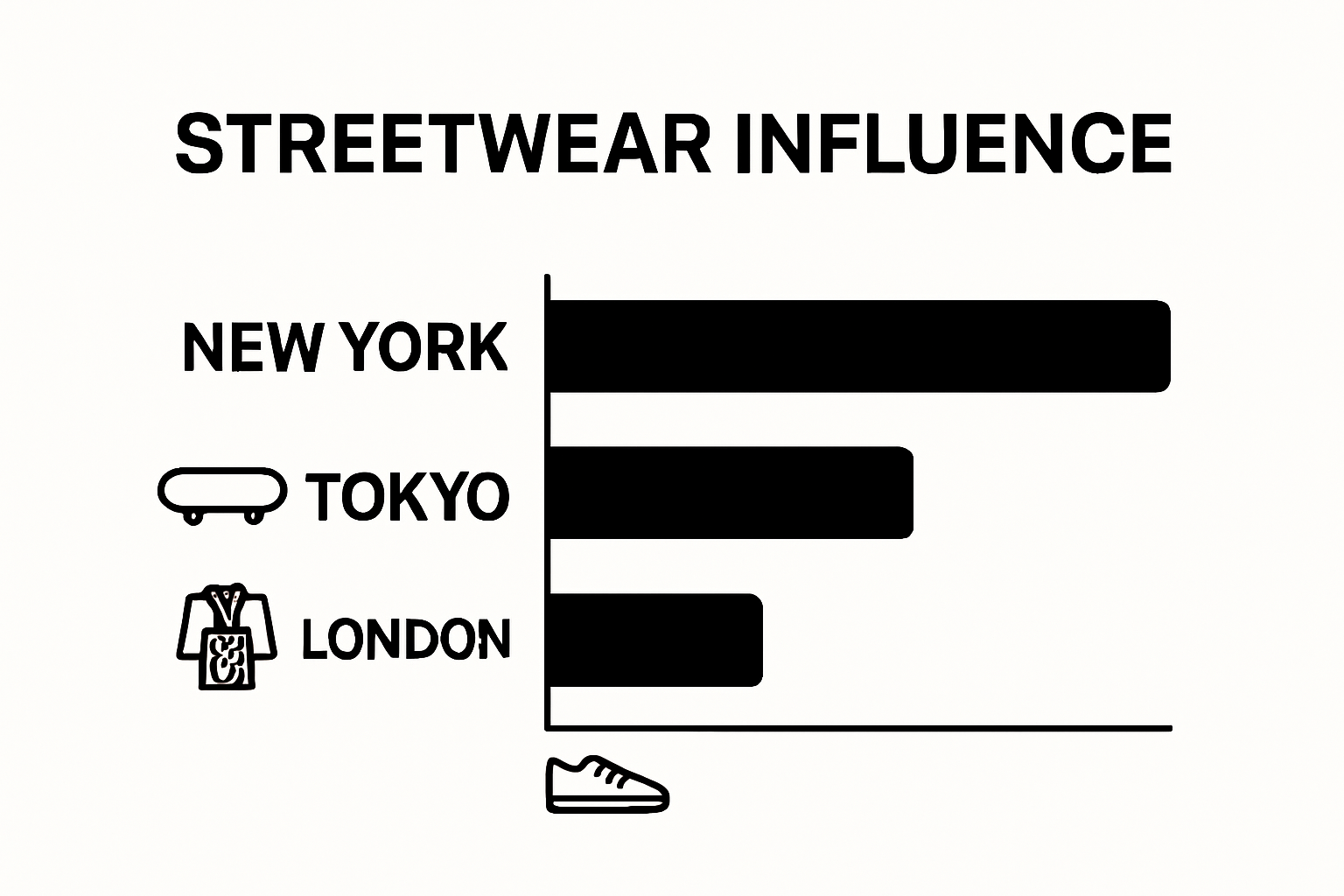 Three-city influence on streetwear culture visualized