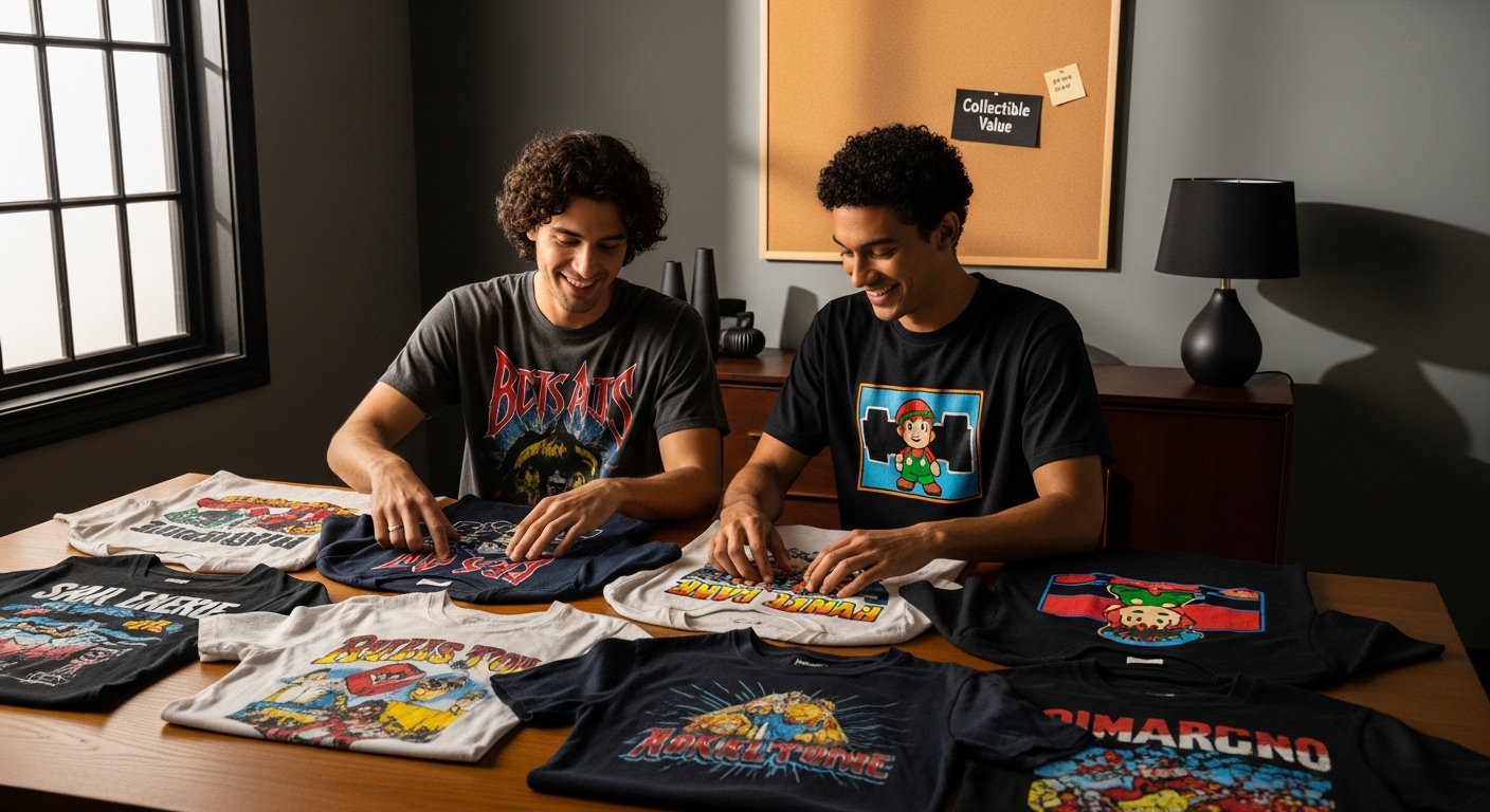 graphic tee collecting