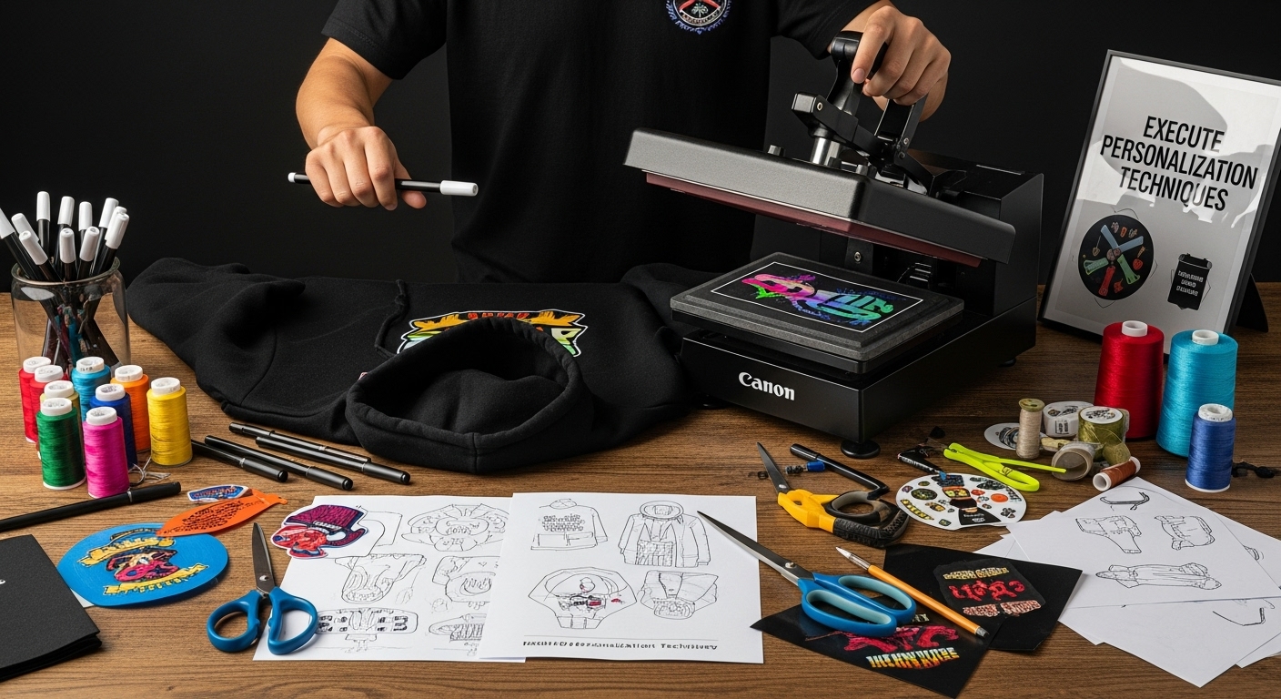 personalize streetwear process