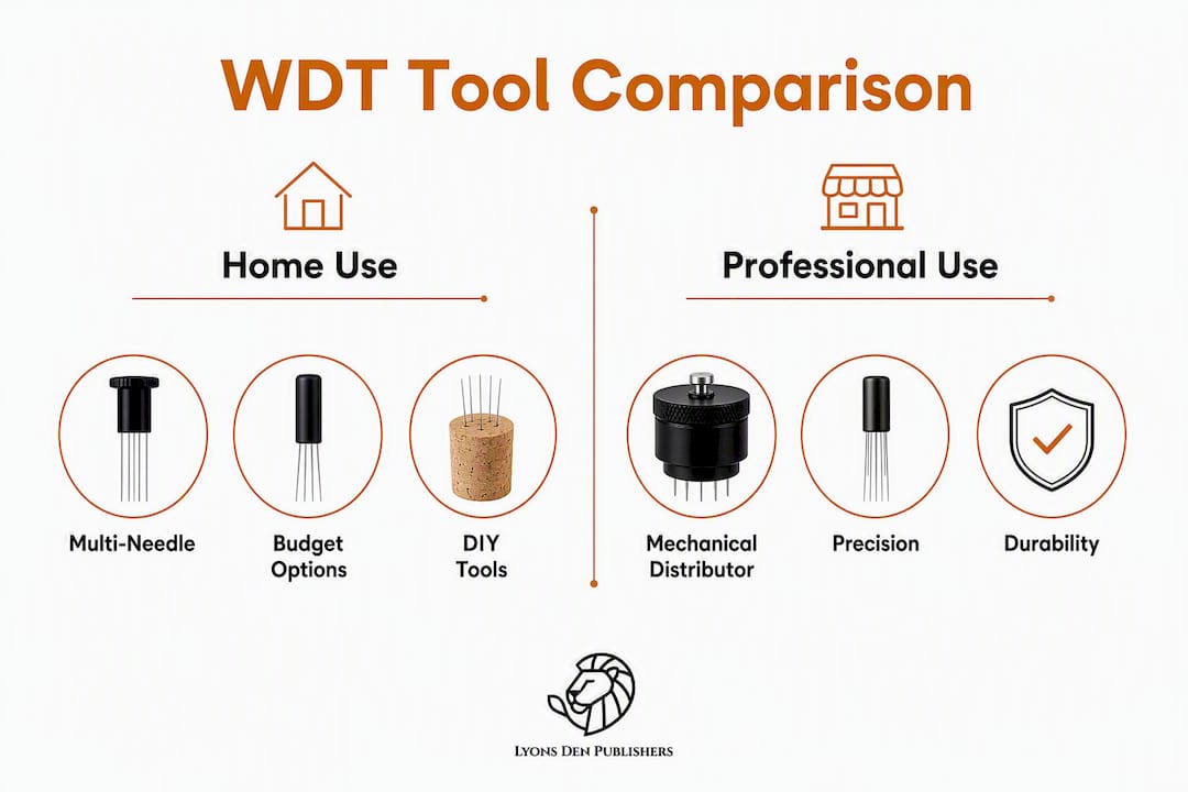 Infographic showing WDT tool types comparison