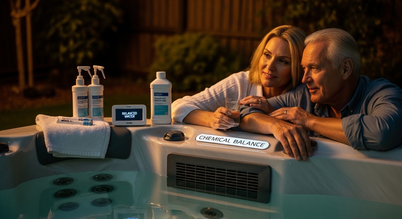 hot tub chemical balance