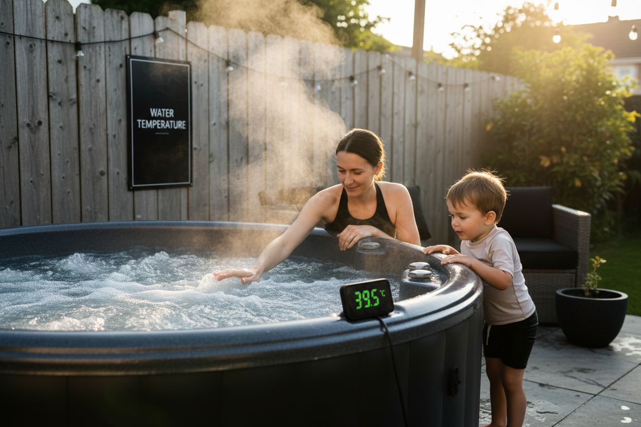 hot tub water temperature