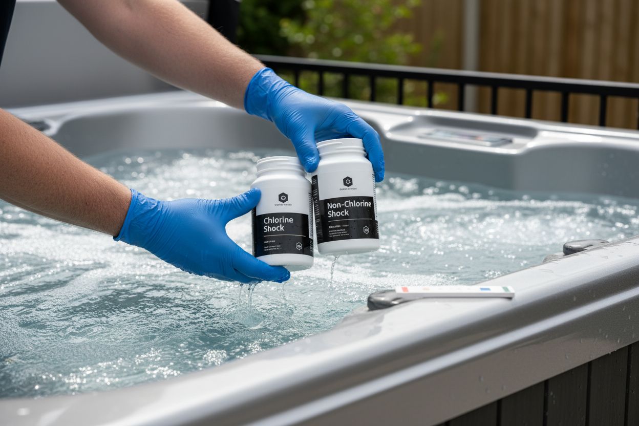 chlorine vs non-chlorine shock
