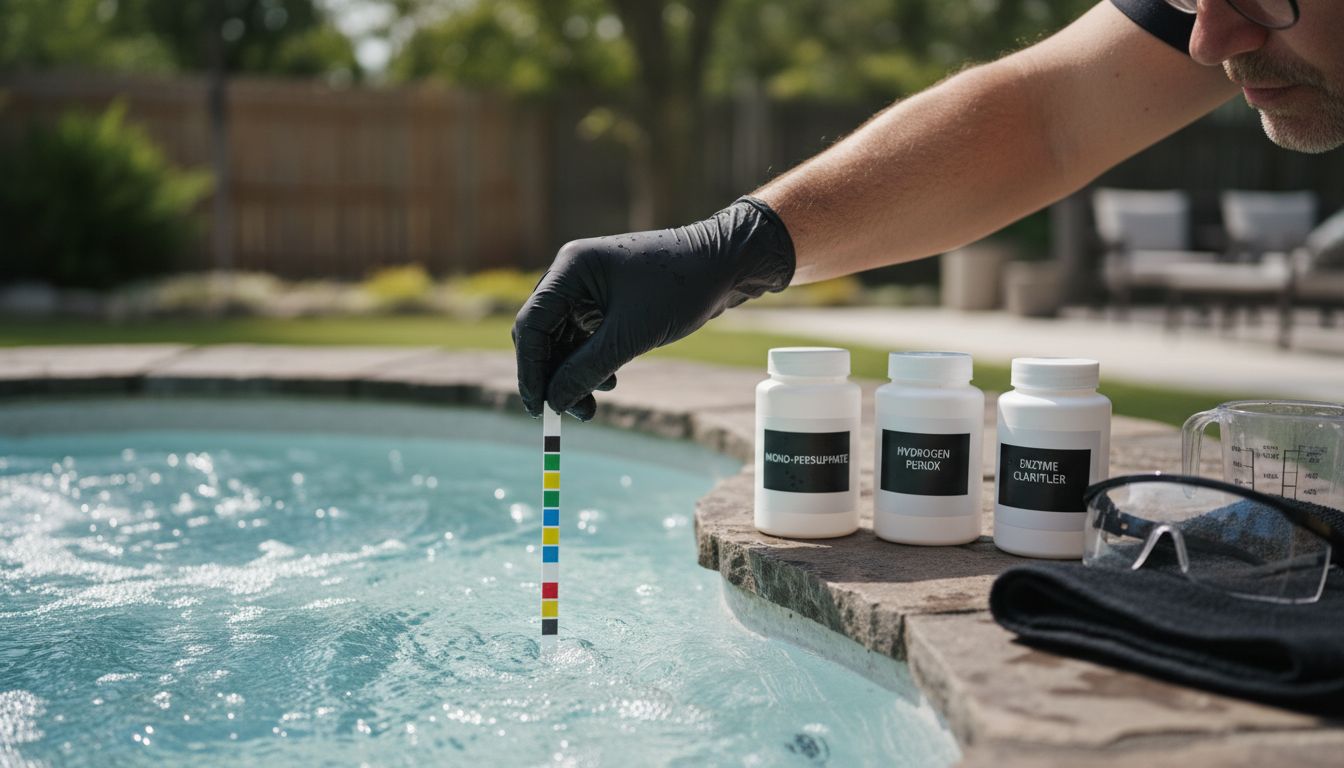 test hot tub water