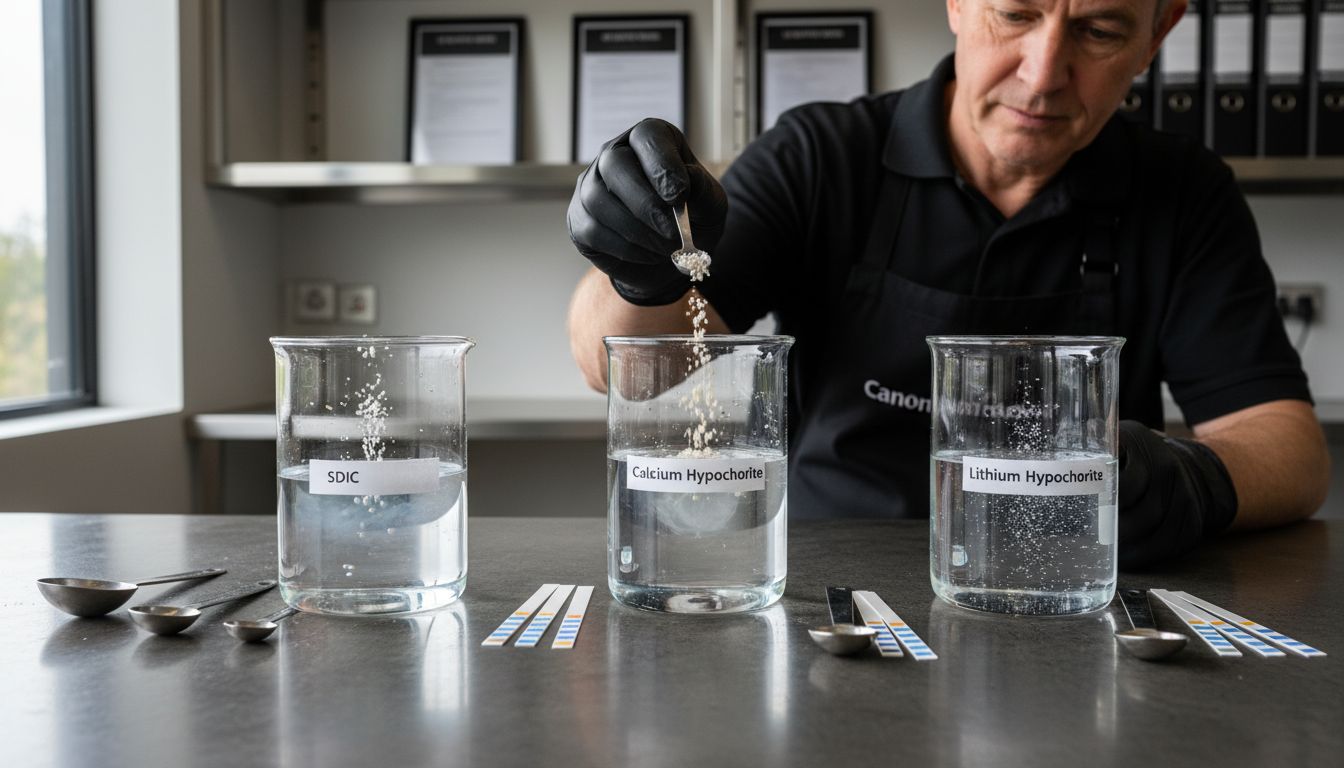chlorine granules comparison