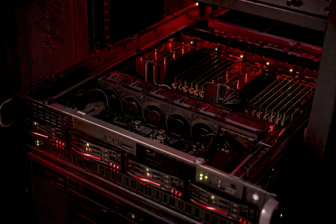 Server rack focusing on virtualization hardware features
